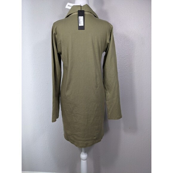Urban Outfitters Bodycon Mini Dress XXL Army Olive Green - Picture 5 of 11